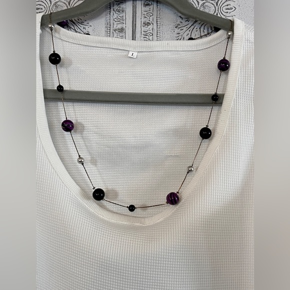 NEW Sz-L Girls Scooped Cropped Casual/Dressy Ribbed Tank Top-Perfect 4 Layering🫶 - Picture 5 of 15